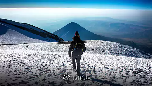 At the top of Mount Ararat