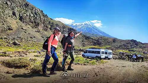 The ascent to Mount Ararat begins from 2022 meters