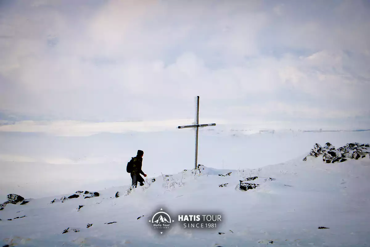 Winter Climb Mount Hatis