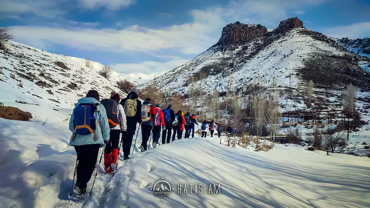 Smbataberd Fortress - Winter Hikes in Armenia