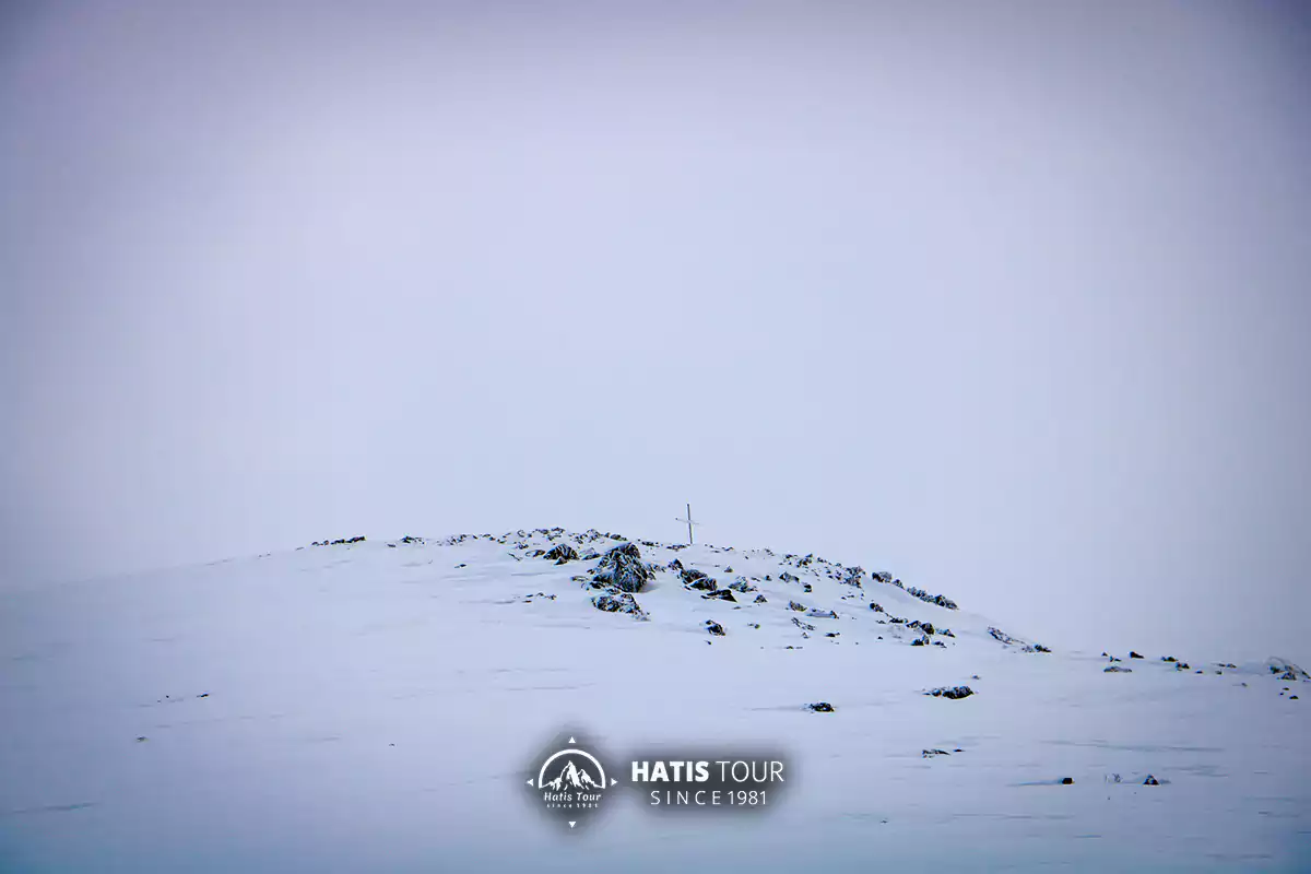 Winter Climb Mount Hatis