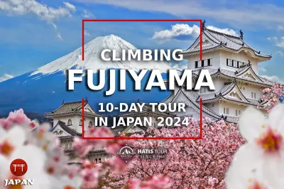 Climbing Fujiyama - Tour to Japan