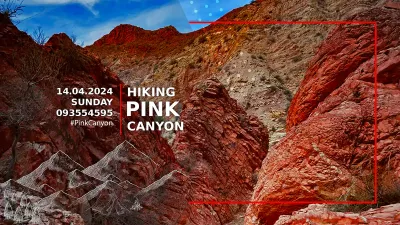 Hiking in Pink Canyon