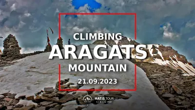 Climbing Mount Aragats