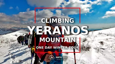 Winter Climb Mount Yeranos