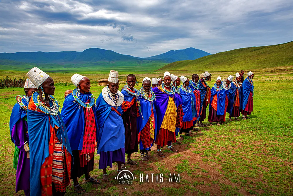 Племя масаи Танзания Килиманджаро